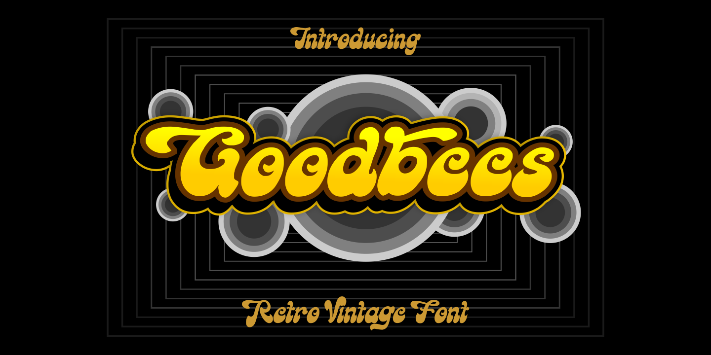 Example font Goodbees #1